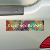 Autocollant De Voiture Fou pour des batiks ! ! (En voiture)