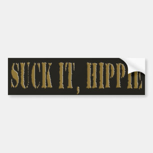 Autocollant De Voiture Fous ta merde, Hippie