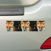 Autocollant De Voiture Fox rouge (En voiture)
