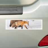 Autocollant De Voiture Fox rouge (En voiture)