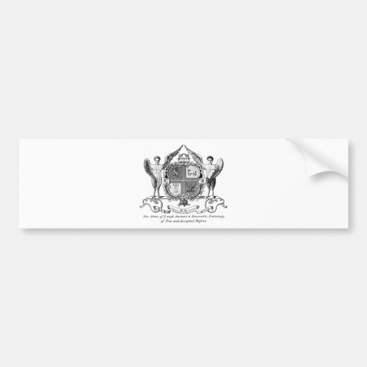 Autocollant De Voiture Franc-maçon (Devant)