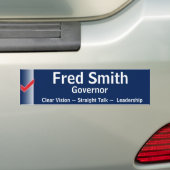 Autocollant De Voiture Fred Smith pour le gouverneur (En voiture)