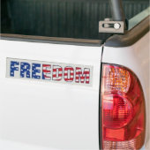 Autocollant De Voiture Freedom_Bumper (Sur camion)