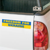 AUTOCOLLANT DE VOITURE FREEDOM FOR UKRAINE (Sur camion)