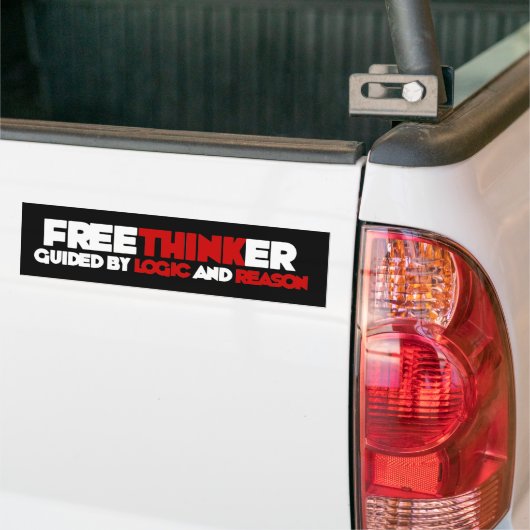 Autocollant De Voiture Freethinker (Sur camion)