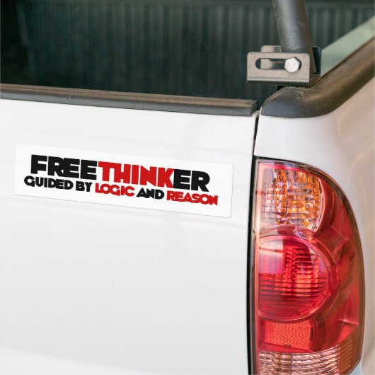 Autocollant De Voiture Freethinker (Sur camion)