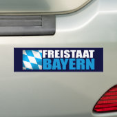 Autocollant De Voiture Freistaat Bayern (En voiture)