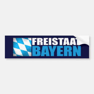 Autocollant De Voiture Freistaat Bayern