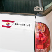 Autocollant De Voiture French Polenysia flag (Sur camion)