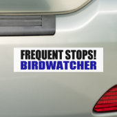 Autocollant De Voiture Fréquentez les arrêts ! Birdwatcher (En voiture)