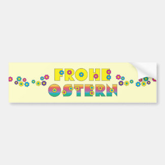 Autocollant De Voiture Frohe Ostern