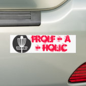 Autocollant De Voiture Frolf - A - Holic (En voiture)