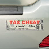 Autocollant De Voiture Fromage fiscal (En voiture)