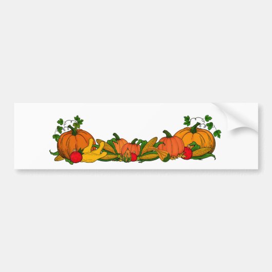 Autocollant De Voiture frontière d'automne (Devant)