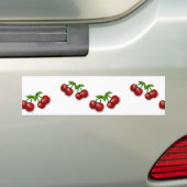 Autocollant De Voiture Fruits de cerise sur le blanc (En voiture)