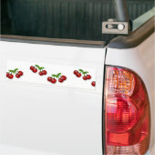 Autocollant De Voiture Fruits de cerise sur le blanc (Sur camion)