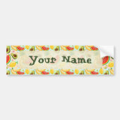 Autocollant De Voiture Fruits d'été frais Motif (Devant)