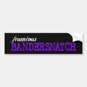 Autocollant De Voiture Frumious Bandersnatch - adhésif pour pare-chocs (Devant)