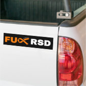 AUTOCOLLANT DE VOITURE FU RSD (Sur camion)