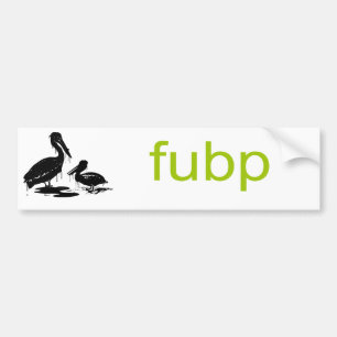 AUTOCOLLANT DE VOITURE FUBP