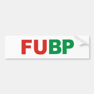 AUTOCOLLANT DE VOITURE FUBP