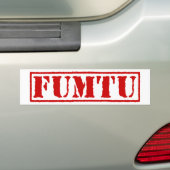 AUTOCOLLANT DE VOITURE FUMTU (En voiture)