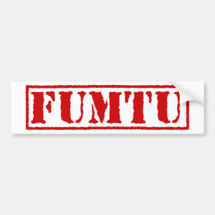 AUTOCOLLANT DE VOITURE FUMTU