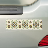Autocollant De Voiture Fun Fall Tan et Green Floral (En voiture)