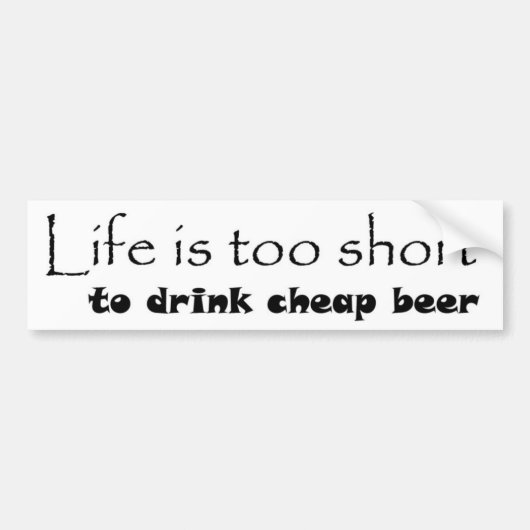 Autocollant De Voiture Funny beer joke saying sarcastic saying gift idea (Devant)