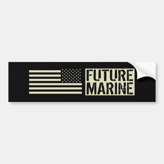 Autocollant De Voiture Future marine (Devant)