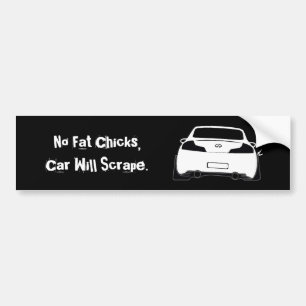 Autocollant De Voiture G35 aucuns gros poussins, voiture éraflera