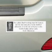 Autocollant De Voiture G.K. Chesterton (En voiture)