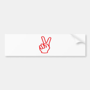 Autocollant De Voiture Gagnant de VICTOIRE :  Symbole de motivation de