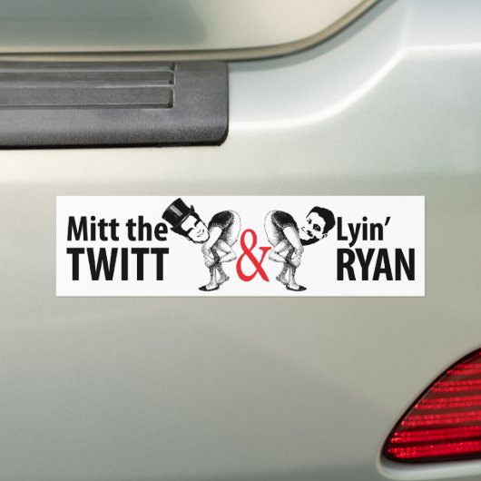 Autocollant De Voiture Gant le Twitt et le Lyin' Ryan (En voiture)