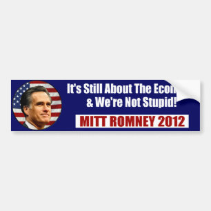 Autocollant De Voiture GANT ROMNEY-nous ne sommes pas stupides
