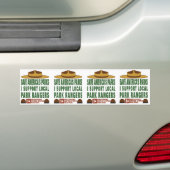 Autocollant De Voiture garde forestier bumper_sticker_x4 (En voiture)