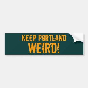 AUTOCOLLANT DE VOITURE GARDE PORTLAND, RIEN !