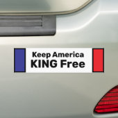 Autocollant De Voiture Garder l'Amérique KING GRATUIT (En voiture)