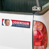 AUTOCOLLANT DE VOITURE GARY JOHNSON 2016 (Sur camion)