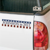 Autocollant De Voiture Gary Johnson en 2012 (Sur camion)