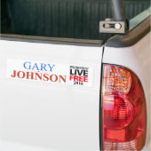 Autocollant De Voiture Gary Johnson pour le président - 2016 - adhésif (Sur camion)