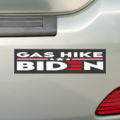 AUTOCOLLANT DE VOITURE GAS HIKE BIDEN (En voiture)