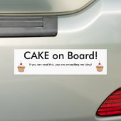 Autocollant De Voiture Gâteau à bord ! (En voiture)