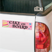 Autocollant De Voiture Gâteau à bord (Sur camion)