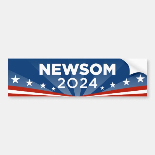 Autocollant De Voiture Gavin Newsom 2024 (Devant)
