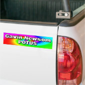 Autocollant De Voiture Gavin Newsom POTUS (Sur camion)