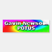 Autocollant De Voiture Gavin Newsom POTUS (Devant)