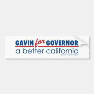 Autocollant De Voiture Gavin pour le gouverneur