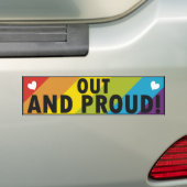 Autocollant De Voiture Gay pride (En voiture)