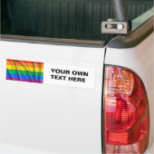 AUTOCOLLANT DE VOITURE GAY PRIDE (Sur camion)